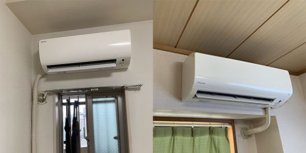 広島市内マンション間での移設工事