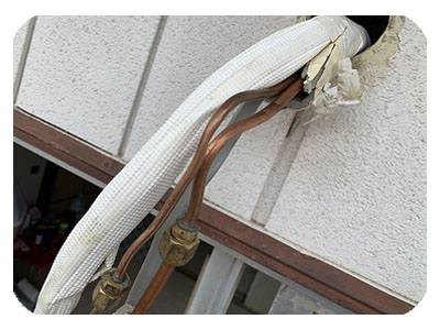 エアコン配管修理