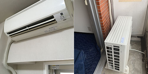 広島市内マンションでの取り付け工事