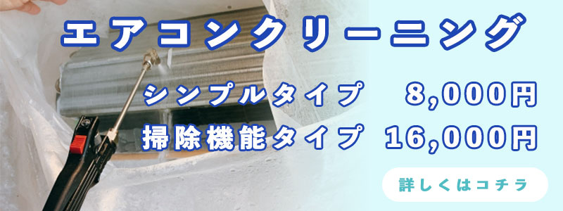 エアコンクリーニング8000円より